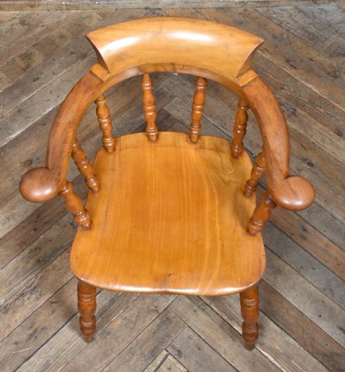 SET OF 6 ELM SMOKERS BOW ARMCHAIR - ADDITIONAL PHOTO 11