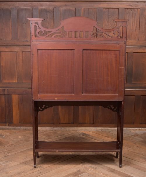 ART NOUVEAU MAHOGANY DISPLAY CABINET - ADDITIONAL PHOTO 12