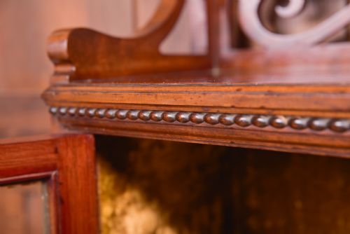 ART NOUVEAU MAHOGANY DISPLAY CABINET - ADDITIONAL PHOTO 16