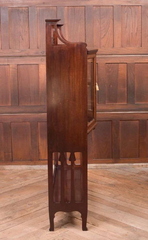 ART NOUVEAU MAHOGANY DISPLAY CABINET - ADDITIONAL PHOTO 20