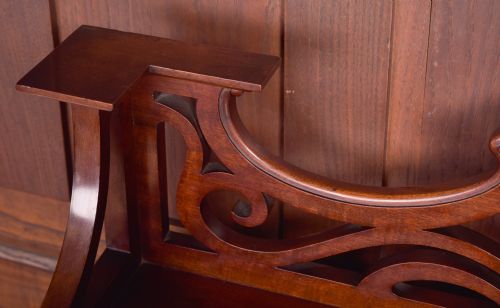 ART NOUVEAU MAHOGANY DISPLAY CABINET - ADDITIONAL PHOTO 21