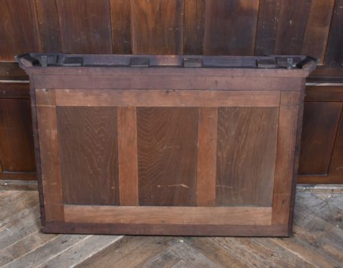 EDWARDIAN WALNUT OVER MANTLE MIRROR - ADDITIONAL PHOTO 11