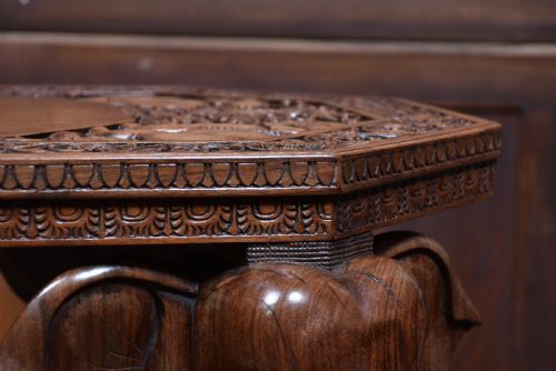 ANGLOINDIAN ELEPHANT SIDE TABLE - ADDITIONAL PHOTO 4