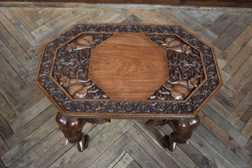 ANGLOINDIAN ELEPHANT SIDE TABLE - ADDITIONAL PHOTO 8