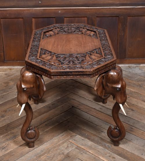 ANGLOINDIAN ELEPHANT SIDE TABLE - ADDITIONAL PHOTO 10