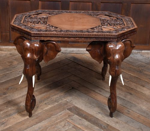 ANGLOINDIAN ELEPHANT SIDE TABLE - ADDITIONAL PHOTO 11