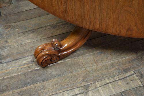 VICTORIAN ROSEWOOD SNAPTOP SUPPER TABLE - ADDITIONAL PHOTO 2