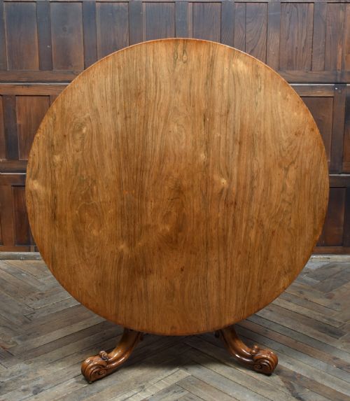 VICTORIAN ROSEWOOD SNAPTOP SUPPER TABLE - ADDITIONAL PHOTO 4