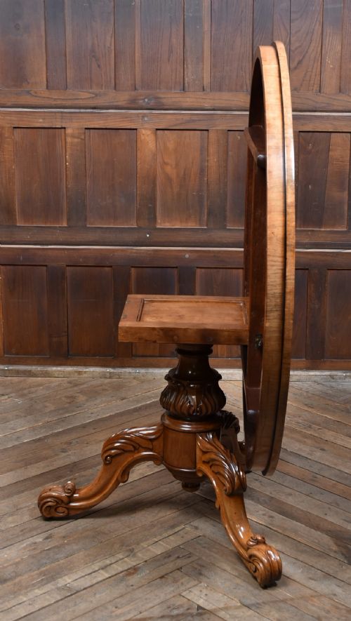 VICTORIAN ROSEWOOD SNAPTOP SUPPER TABLE - ADDITIONAL PHOTO 5