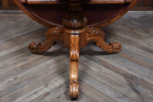 VICTORIAN ROSEWOOD SNAPTOP SUPPER TABLE - ADDITIONAL PHOTO 9