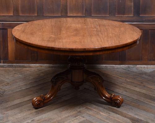 VICTORIAN ROSEWOOD SNAPTOP SUPPER TABLE - ADDITIONAL PHOTO 11