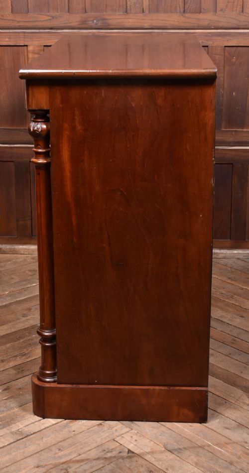 VICTORIAN SCOTTISH MAHOGANY OGEE CHEST OF DRAWERS - ADDITIONAL PHOTO 13