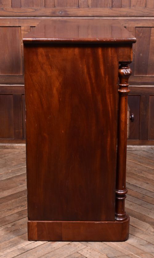 VICTORIAN SCOTTISH MAHOGANY OGEE CHEST OF DRAWERS - ADDITIONAL PHOTO 15