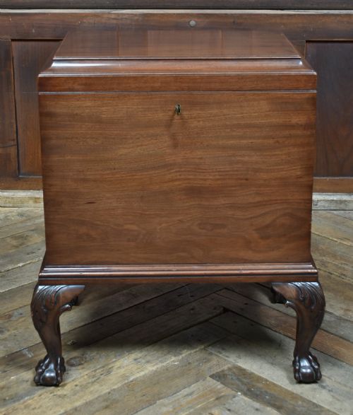 EDWARDIAN MAHOGANY CELLARETTE - ADDITIONAL PHOTO 3