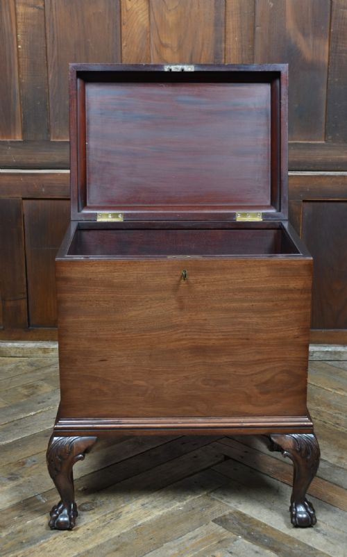 EDWARDIAN MAHOGANY CELLARETTE - ADDITIONAL PHOTO 4