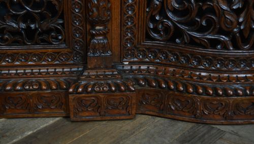 VICTORIAN PADOUK CARVED SIDEBOARD - ADDITIONAL PHOTO 10
