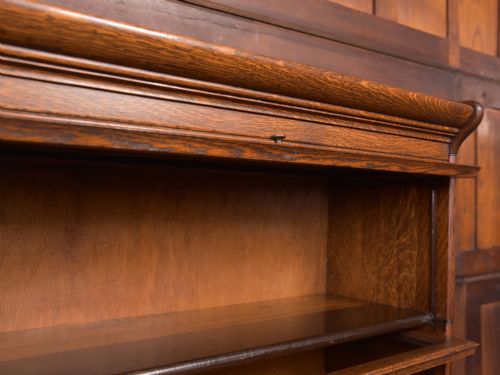 OAK BARRISTERS SECTIONAL BOOKCASE - ADDITIONAL PHOTO 5