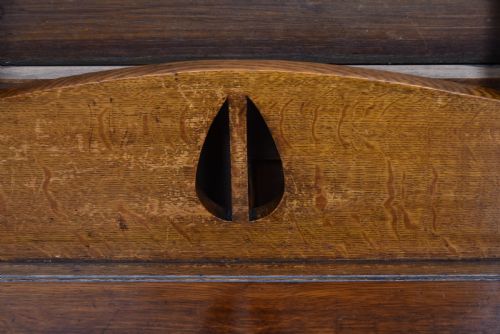 ART NOUVEAU OAK HALL STAND - ADDITIONAL PHOTO 11
