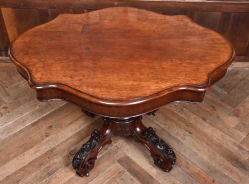 VICTORIAN VIOLIN CENTRE TABLE - ADDITIONAL PHOTO 4