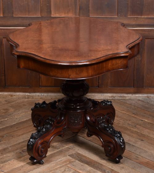 VICTORIAN VIOLIN CENTRE TABLE - ADDITIONAL PHOTO 12
