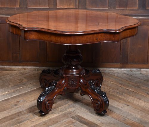 VICTORIAN VIOLIN CENTRE TABLE - ADDITIONAL PHOTO 13