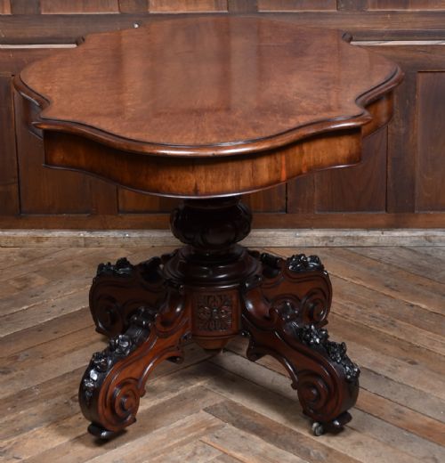 VICTORIAN VIOLIN CENTRE TABLE - ADDITIONAL PHOTO 15