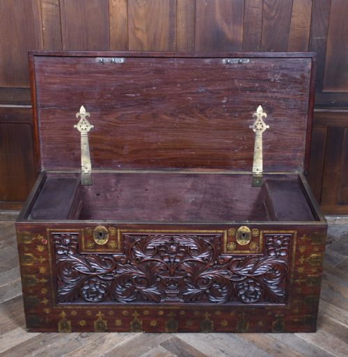 PADOUK BLANKET BOX STORAGE BOX - ADDITIONAL PHOTO 8