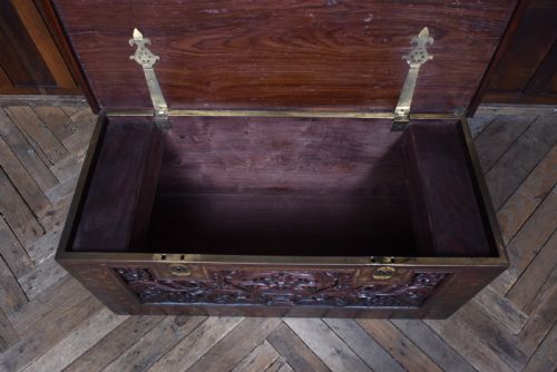 PADOUK BLANKET BOX STORAGE BOX - ADDITIONAL PHOTO 9