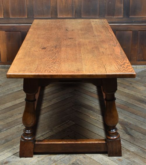 VICTORIAN OAK REFECTORY TABLE BY WHYTOCK REID OF EDINBURGH - ADDITIONAL PHOTO 1
