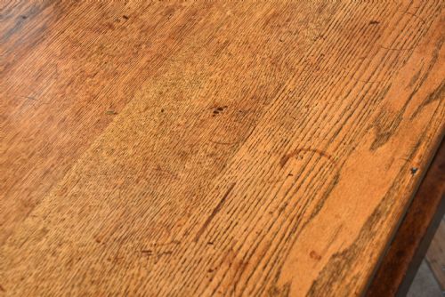 VICTORIAN OAK REFECTORY TABLE BY WHYTOCK REID OF EDINBURGH - ADDITIONAL PHOTO 5