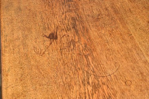 VICTORIAN OAK REFECTORY TABLE BY WHYTOCK REID OF EDINBURGH - ADDITIONAL PHOTO 6