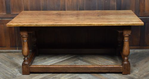 VICTORIAN OAK REFECTORY TABLE BY WHYTOCK REID OF EDINBURGH - ADDITIONAL PHOTO 8