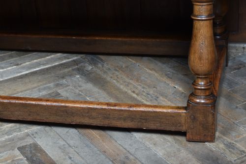 VICTORIAN OAK REFECTORY TABLE BY WHYTOCK REID OF EDINBURGH - ADDITIONAL PHOTO 10