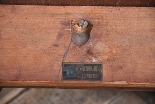 VICTORIAN OAK REFECTORY TABLE BY WHYTOCK REID OF EDINBURGH - ADDITIONAL PHOTO 11