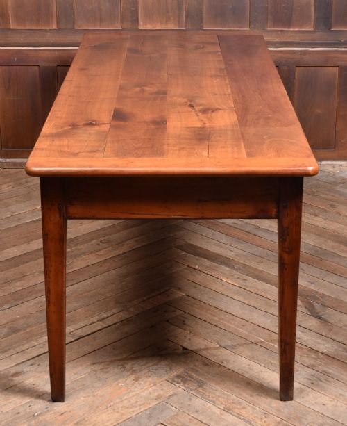 FRENCH CHERRY WOOD FARMHOUSE TABLE - ADDITIONAL PHOTO 1