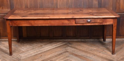 FRENCH CHERRY WOOD FARMHOUSE TABLE - ADDITIONAL PHOTO 6