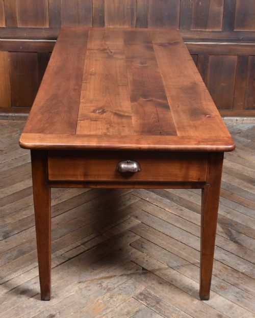 FRENCH CHERRY WOOD FARMHOUSE TABLE - ADDITIONAL PHOTO 9