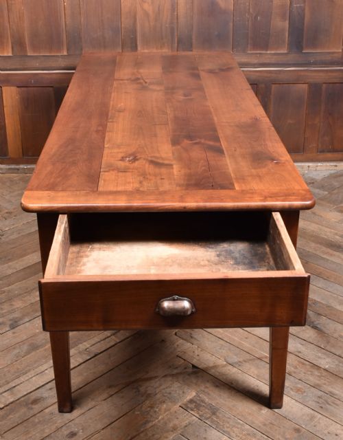 FRENCH CHERRY WOOD FARMHOUSE TABLE - ADDITIONAL PHOTO 11