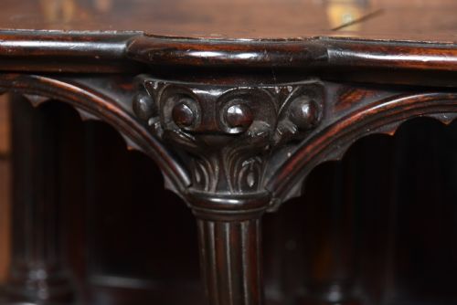 VICTORIAN ROSEWOOD BRACKET SHELF - ADDITIONAL PHOTO 5