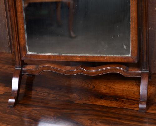 EDWARDIAN MAHOGANY DRESSING TABLE MIRROR - ADDITIONAL PHOTO 6