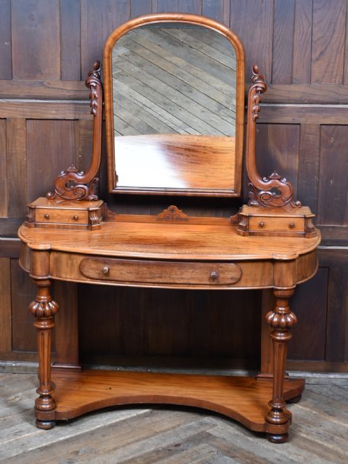 VICTORIAN MAHOGANY DRESSING TABLE - ADDITIONAL PHOTO 3