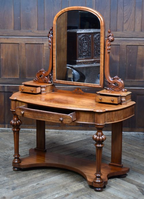 VICTORIAN MAHOGANY DRESSING TABLE - ADDITIONAL PHOTO 4