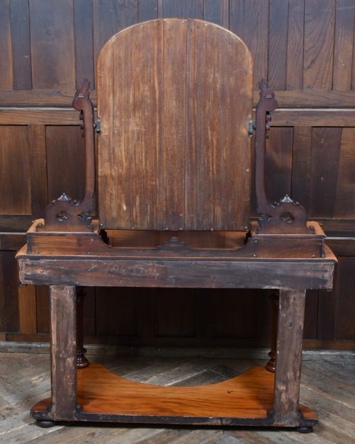 VICTORIAN MAHOGANY DRESSING TABLE - ADDITIONAL PHOTO 12