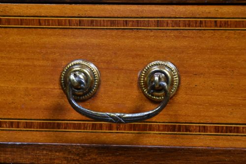 EDWARDIAN MAHOGANY REVOLVING BOOKCASE - ADDITIONAL PHOTO 6