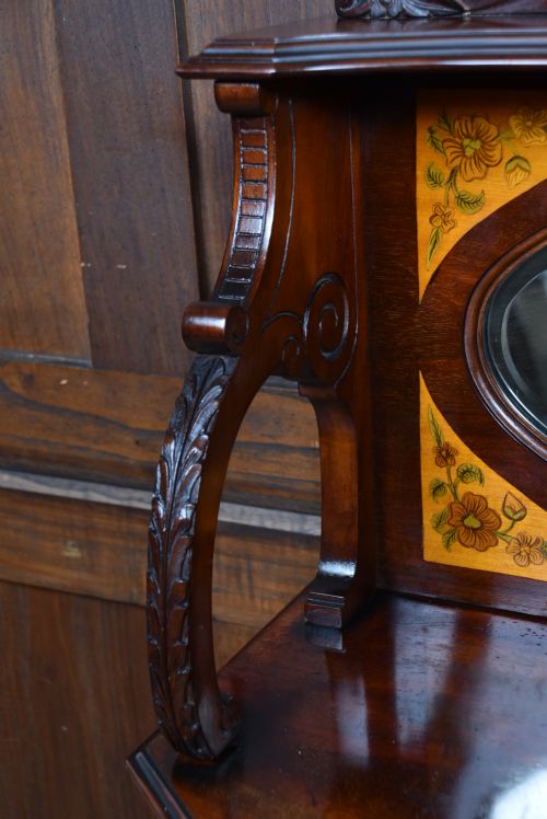 EDWARDIAN MAHOGANY DISPLAY CABINET - ADDITIONAL PHOTO 11