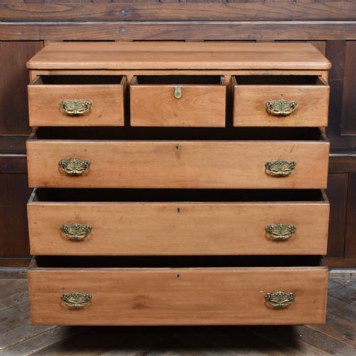 VICTORIAN PINE CHEST OF DRAWERS - ADDITIONAL PHOTO 8