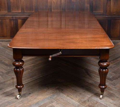 victorian mahogany windout table - CATEGORY: ANTIQUE TABLES - DATED VICTORIAN