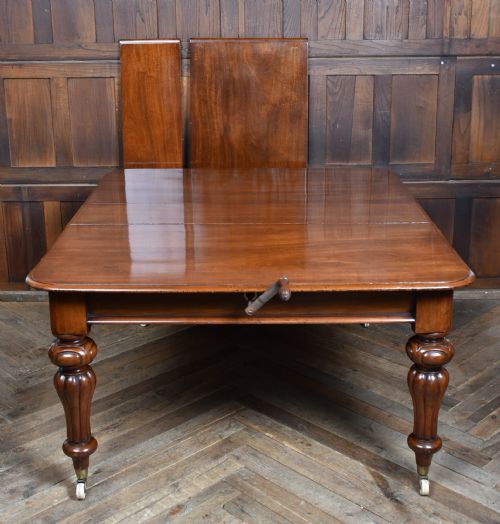 VICTORIAN MAHOGANY WINDOUT TABLE - ADDITIONAL PHOTO 6