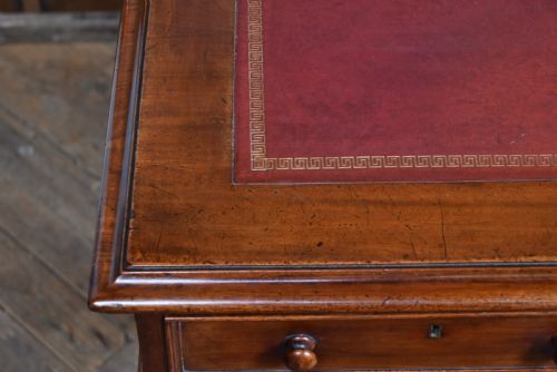 VICTORIAN MAHOGANY PARTNERS DESK - ADDITIONAL PHOTO 11