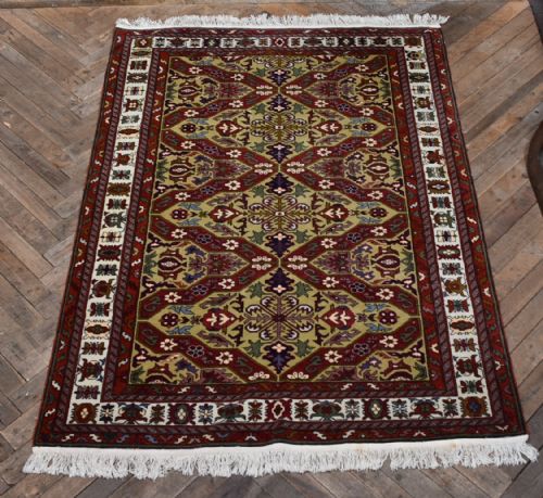 VINTAGE MACHINE WOVEN RUG - ADDITIONAL PHOTO 2